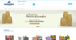 Desktop Screenshot of cantaclaro.com.br