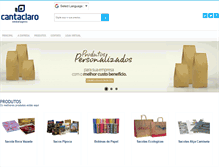 Tablet Screenshot of cantaclaro.com.br